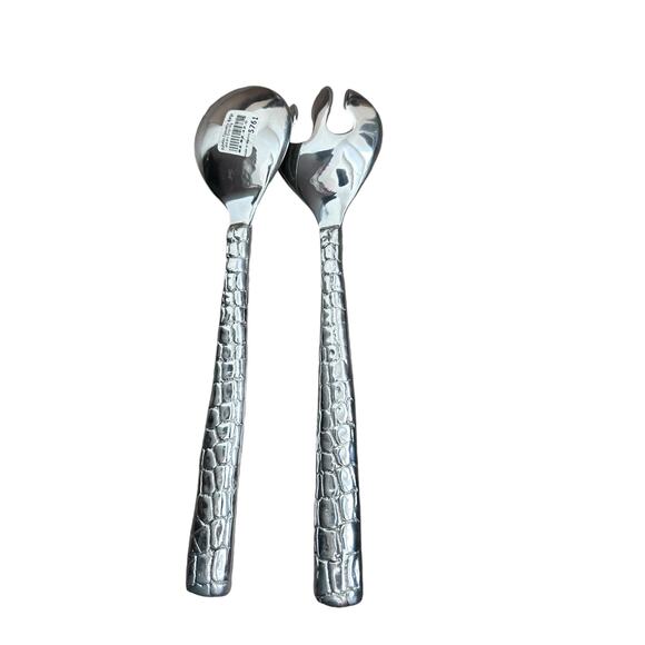 Beatriz Ball PIELES Croc Large Salad Servers - Picture 4 of 5